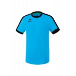 Erima Sport T-shirt Jersey Retro Star (100% Polyester) Curacao Blue/Black Men